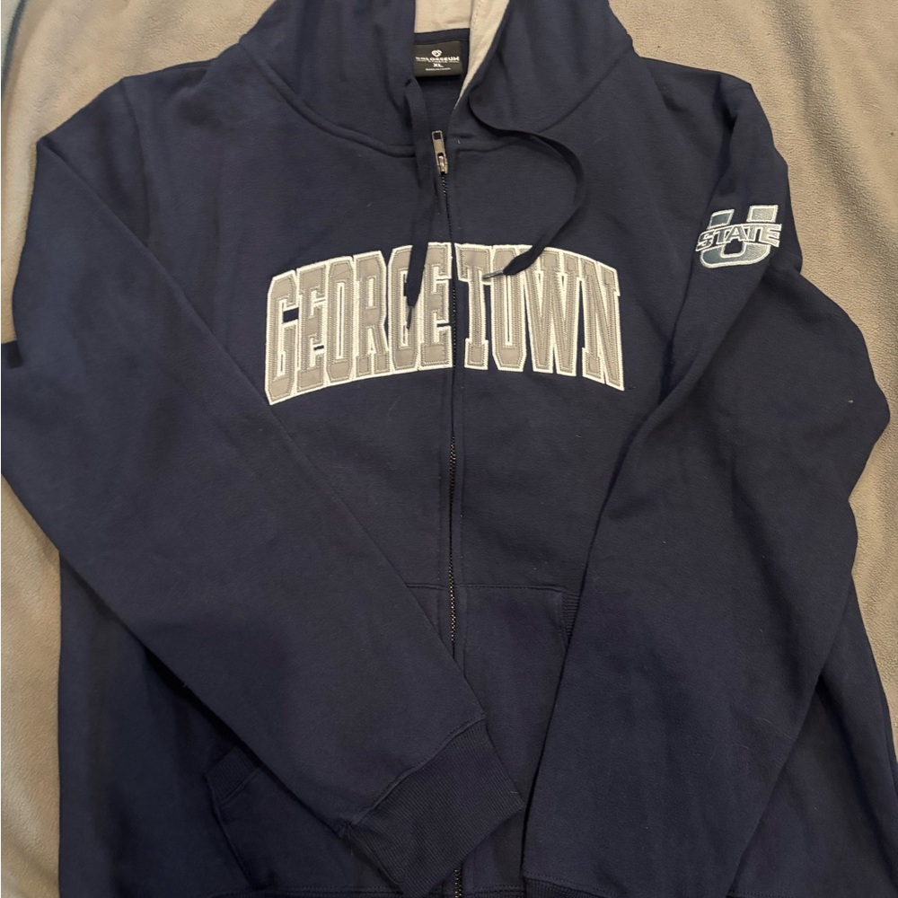 Georgetown Navy Varsity Jacket